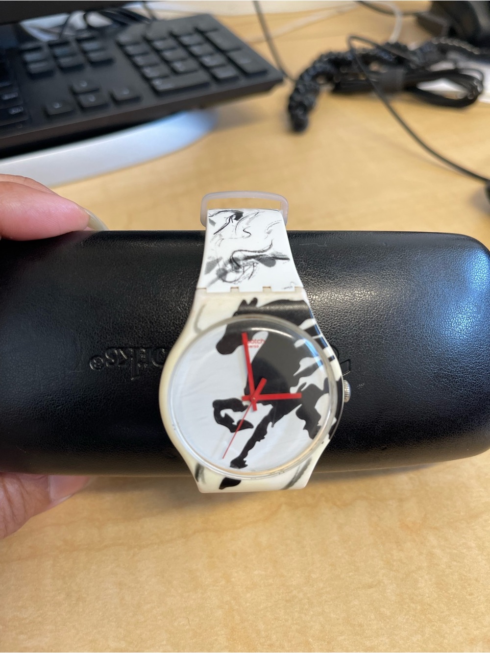 Swatch Chinese New Year of the Horse  Watch. Limited Edition.